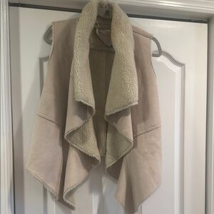 True Grit Cream Waterfall Vest